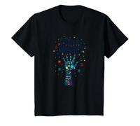 I Teach The Mighty Special Education Empowering Educator T-Shirt, Kids, Black, 12 Years