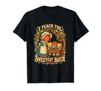I Teach The Sweetest Batch Apple Teacher Kindergarten Value Graphic T-Shirt