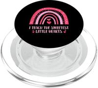 I Teach The Sweetest Little Hearts Rainbow Love PopSockets PopGrip for MagSafe