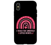I Teach The Sweetest Little Hearts School Teacher Case for iPhone X/XS