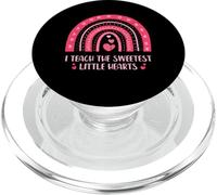 I Teach The Sweetest Little Hearts School Teacher PopSockets PopGrip for MagSafe