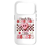 I Teach The Sweetest Little Hearts Valentines Teachers Case for iPhone 17 Pro