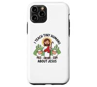 I Teach Tiny Human's About Jesus Bible School Teacher Case for iPhone 11 Pro