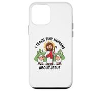 I Teach Tiny Human's About Jesus Bible School Teacher Case for iPhone 12 mini