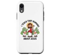 I Teach Tiny Human's About Jesus Bible School Teacher Case for iPhone XR