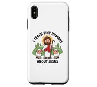 I Teach Tiny Human's About Jesus Bible School Teacher Case for iPhone XS Max