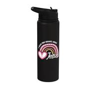 I Teach Tiny Humans About Jesus Teacher Appreciation Bible Stainless Steel Insulated Water Bottle