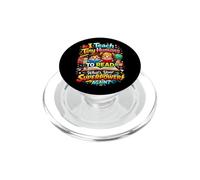 I Teach Tiny Humans To Read Reading Teacher Humor PopSockets PopGrip for MagSafe