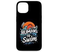 I Teach Tiny Humans To Swim Instructor Retro Wavy Swimming Case for iPhone 13
