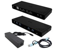 i-tec 4K Dual Display Universal Docking Station with 85W Power Supply - 2 Displa