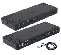 I-TEC DOCKING STATIONS USB-A/-C TB Dual Dock Dual Display Dock PD 100W