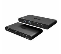 i-tec KVM Docking Station HDMI for 2 hosts. Power Delivery 2x 100W
