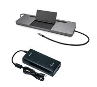 i-tec Metal USB-C Ergonomic 4K 3x Display Docking Station with Power Delivery 85 W + Universal Charger 112 W Wired USB 3.2 Gen 1 (3.1 Gen 1) Type-C 85 W 3.5 mm 101001000 Mbit/s Grey