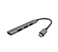 I-Tec Metal USB-C Hub – 1x USB 3.0 + 3x USB 2.0 – Compatible with USB-C/Thunderbolt