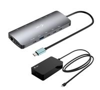 i-tec Metal USB-C Nano 3x Display Dock. 2x HDMI 1x USB-C video with Po