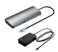 i-tec Metal USB-C Nano 3x Display Dock. 2x HDMI 1x USB-C video with Po