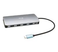 I-Tec Metal Usb-C Nano 3X Display Docking Station + Power Delivery 100 W. Connec
