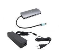 i-tec Metal USB-C Nano Dock HDMI/VGA with LAN + Charger 100W