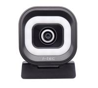 i-tec Solomon 700 Stream 4K Webcam with Built-in LED Ring Light, PDAF Auto Focus for Fast and Stable Focus and Dual Built-in Microphones