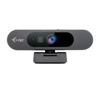 i-tec Solomon 900 PRO Webcam 4K with Automatic Framing (Auto Framing) for Tracking the Active Speaker, Wide Dynamic Range (WDR) and Two Integrated Microphones
