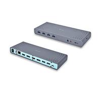 i-tec USB 3.0 / USB-C 5K Universal Dual Display Docking Station, 2x 4K 60Hz Video, 2x HDMI, 2x Display Port, 1x GLAN Ethernet
