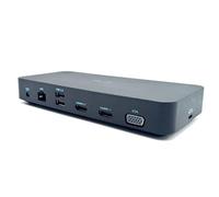 I-TEC USB 3.0/USB-C/TB 3X LCD 3X Video Docking Station PD 65W