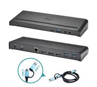 i-tec USB 3.0 / USB-C / Thunderbolt 3, 3x 4K Docking Station + Power Delivery 85W