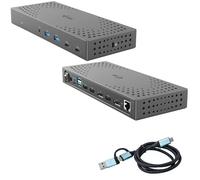 i-tec USB 3.0 / USB-C / Thunderbolt 3x 4K Docking Station Gen 2 + Power Delivery 100W