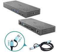 i-tec USB 3.0 / USB-C / Thunderbolt 3x 4K Docking Station Gen 2 + Power Delivery 100W