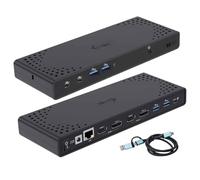 i-tec USB 3.0 / USB-C / Thunderbolt 3 Dual Display Docking Station Gen2 + Power Delivery 100W