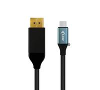 i-tec USB-C DisplayPort Cable Adapter 4K / 60 Hz 150cm. Cable length: 1.5 m Connector 1: USB Type-C Connector 2: DisplayPort. Weight: 73 g Width: 20 mm Depth: 14 mm. Package width: 180 mm Package dept