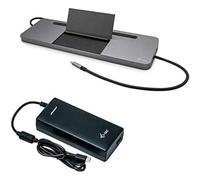 i-tec USB-C Docking Station with Universal Power Adapter - 1x HDMI, 1x VGA, 1x DisplayPort, 1x GLAN, 2x USB 3.0, 2x USB 2.0, 1x SD/MicroSD, 1x Audio, PD 85W
