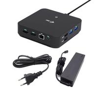 i-tec USB-C DP Dual HDMI Docking Station with Power Delivery 100 W + Universal Charger 100W