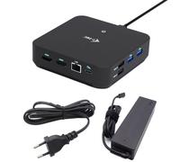 i-tec USB-C DP Dual HDMI Docking Station with Power Delivery 100 W + Universal Charger 100W