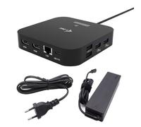 i-tec USB-C Dual HDMI Docking Station with Power Delivery 100 W + Universal Charger 100W