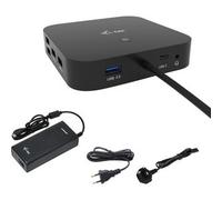 i-tec USB-C HDMI DP Docking Station with Power Delivery 100 W + Universal Charger 100 W