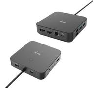 i-tec USB-C HDMI Dual DP Docking Station with Power Delivery 100 W + Universal Charger 100 W