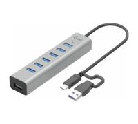 i-tec USB-C/USB-A Charging Metal HUB 7 Port