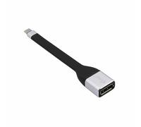 i-tec USB-C to DisplayPort Flat Cable Adapter 1x DisplayPort 4K 60Hz for Windows Mac OS Thunderbolt 3 Compatible