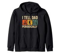 I Tell Dad Jokes Periodically Shirt Funny Men Fathers Day Zip Hoodie