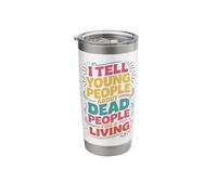 I Tell Young People About Dead People Funny History Teaching Stainless Steel Insulated Tumbler