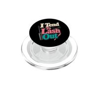 I Tend To Lash Out Makeup Artist PopSockets PopGrip for MagSafe