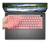 i-Tensodo Keyboard Cover for Dell Latitude 14" 7450/7440/7430/7420/7410, 5440/5431/5430/5420/3440, 9420/9430, 7520, 9510/9520 Laptops - Pink Silicone Stain-Resistant Keyboard Skin