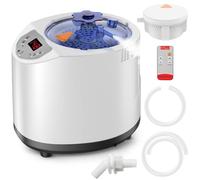 I-THERA-U Steam Sauna for Home - 3L Portable Sauna for Home, 1200W Steam Bath, Mini Mobile Sauna with Remote Control, Timer, 15 Heat Settings, Steam Cup, Home Spa Sauna Accessories