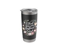 I Think Being Your Boyfriend is Enough Couple Contented - Stainless Steel Insulated Tumbler