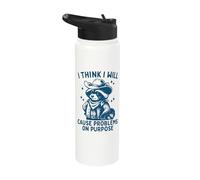 I Think I Will Cause Problems On Purpose Stainless Steel Insulated Water Bottle