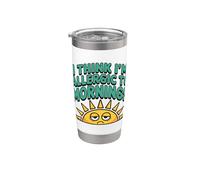 I Think I'm Allergic to Mornings Stainless Steel Insulated Tumbler