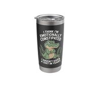 I Think I'm Emotionally Constipated I Haven't Given A Funny Stainless Steel Insulated Tumbler