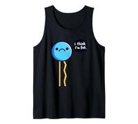 I Think I'm Fat Stick Figure Humor Tank Top