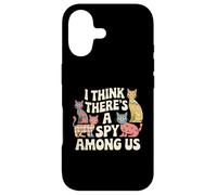 I Think There Is A Spy Among Us | Funny Cat Kitten Art Memes Case for iPhone 17